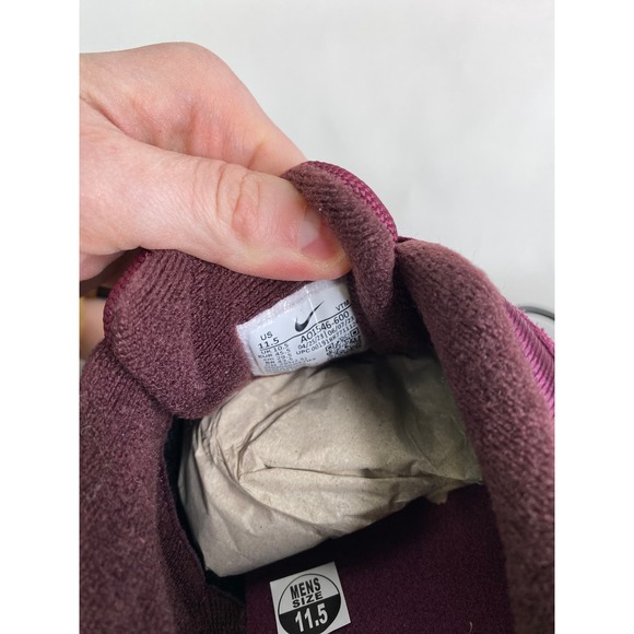 NWB Nike Air Span‎ 2 Premium, Bordeaux/ Desert Sand, Sz 11.5 - Picture 4 of 8